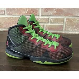 Jordan Superfly Shoe Sneakers 6 Youth Red Green